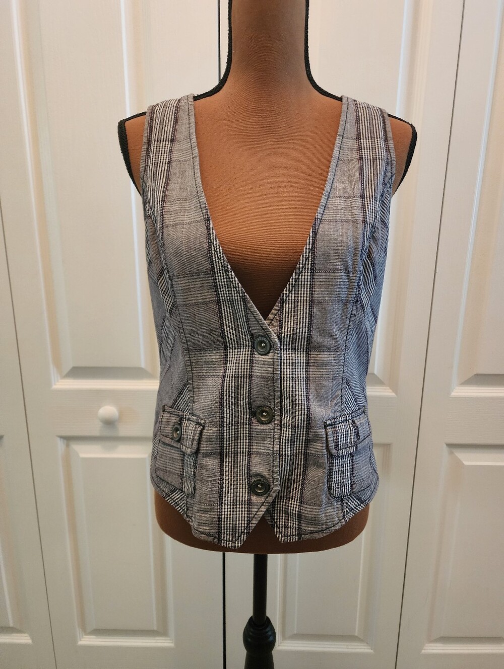 Vintage 90s Y2k Esprit Waistcoat Vest